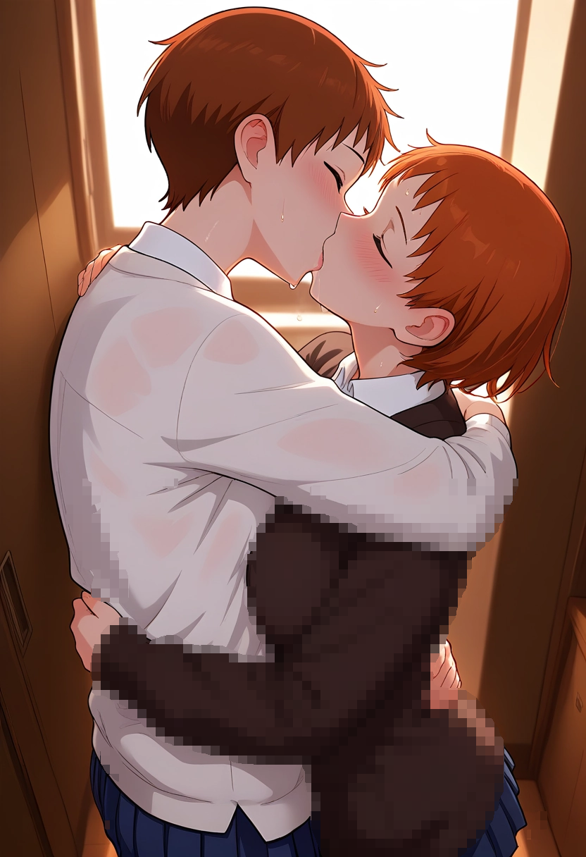 【キャラ別エロ画像】ポンコツ風紀委員とスカート丈が不適切なJKの話｜田崎類の2次元エロ画像＆エロイラスト 112枚まとめ ポンコツ風紀委員とスカート丈が不適切なJKの話 - ()